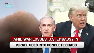 Fresh Proof Of USA Losing Iran War_ Chaos, Mutiny At US Embassy In Israel; Tehran Laughs At Trump_.mp4