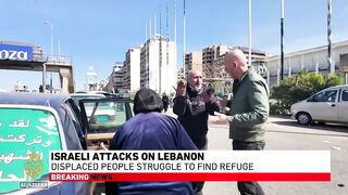 Israeli attacks on Lebanon_ Displaced people struggle to find refuge.mp4