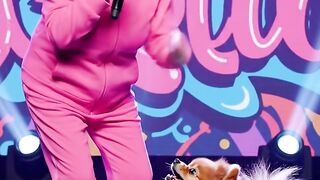Grand mom Ai  Rap with her Dog