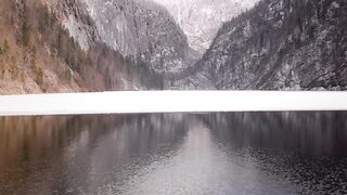Winter Coat - scenic winter mountain lake reflection | Trending HD Video
