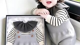 Cute baby speak thanks
