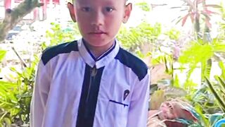 Hello guys, this is my little boy going to pray.” ????