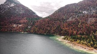 Wallpaper removal - scenic autumn lake in forested mountains | Trending HD Video 2