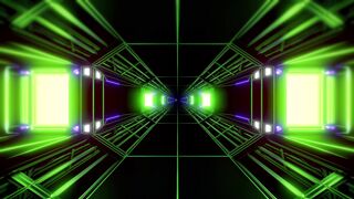4K Wallpaper - a geometrical tunnel in animation | Trending HD Video