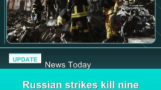 Russian-strikes-kill-nine-across-Ukraine,-ravage-apartment-house
