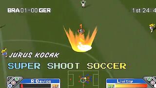 A collection of each country's moves in the Super Shot Soccer PS1 game
