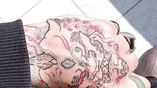 New tattoo (foo dog)