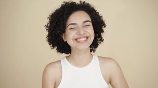 Funny Gift Ideas - a happy woman with a big smile | Trending HD Video