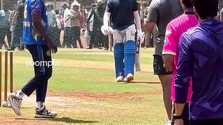 rohit sharma pops out for practice