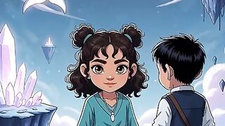 Skywhales of the Crystal Sea | قصة أطفال خيالية عن الحيتان الطائرة والجزر العائمة ????