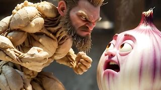 The evel ada with onion