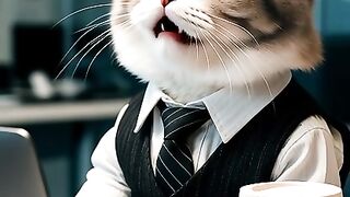 When Cats Act Like Humans! ????????  #FunnyCats #CatLife 2