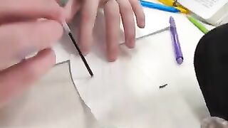 She Dyed Her Hair With Pen Ink
