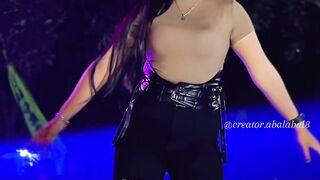 Super excited dance performance