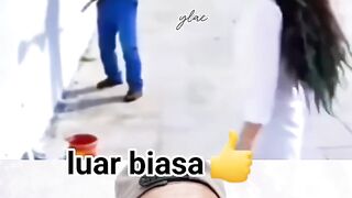 Sedulur lukisannya luar biasa pake rambut????????????????