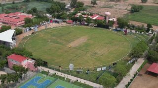 WallPics - 4K Wallpapers - aerial view of village cricket ground | Trending HD Video