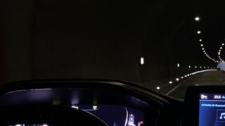 Scarred - night drive through illuminated urban tunnel | Trending HD Video