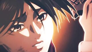 the last episode was insane anime animedit attackontitan attackontitanseason4 erenjaeger mikasa amv