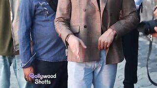 Ahan shetty sweet gestures towards his crew reminds of his father #sunilshetty at #border2 's event