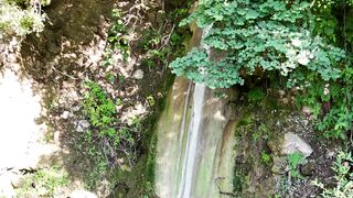 4K resolution - breathtaking aerial view of lush waterfall | Trending HD Video