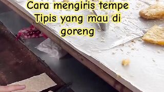 Tutorial Mengiris Tempe