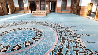modern mosque interior with elegant design | Professional HD Video