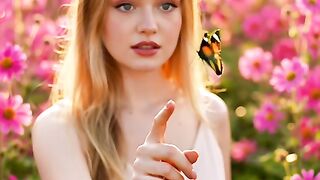 “She Found a Butterfly… Watch Closely ????????”