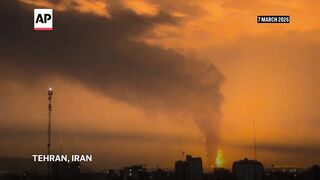 Parts of Tehran covered in smoke after strikes hit Iran oil depot and refinery