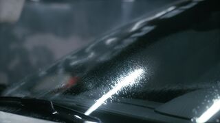 Carrefour - a person splashing water on the windshield | Trending HD Video 2