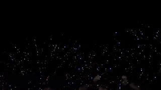 Wallpaper hanging - stunning nighttime fireworks display | Trending HD Video