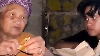 When eating with grandma suddenly" thinking about what if grandma is no longer here what about me #reels #fyp #viral