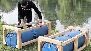 Built the Ultimate Floating Cabana