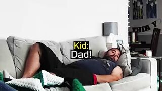 Dad Runs To Save Kid After Hearing Screams