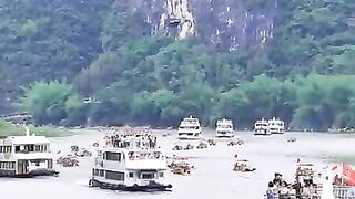 Guilin is famous for it’s beautiful mountains & crystal clear water