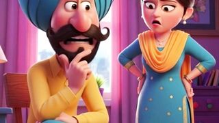 Sardar Hires Someone Just To THINK ???? Funny Punjabi Joke Animation | #shorts #ai #funny