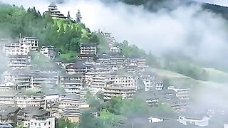 silent evironment of rice farmer village