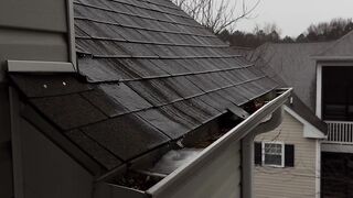 WallPics - 4K Wallpapers - rain on roof with urban view | Trending HD Video