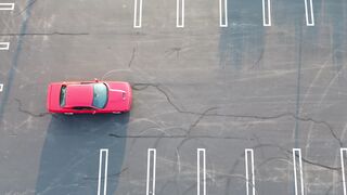 Carpet - aerial view of the car | Trending HD Video