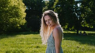 The Shy Snow Woman and the Cursed Ring - beautiful woman flipping her hair | Trending HD Video