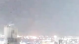 Footage documenting the moment one of the U.S. military bases in Erbil, in the Iraq, was targeted.