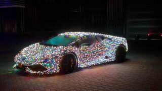 Scarred - stunning car wrapped in vibrant led lights | Trending HD Video