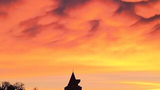 Wallpaper removal - stunning silhouette at sunset with dramatic skies | Trending HD Video