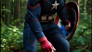 Captain America Survival – Making a Campfire in the Wild Forest ????