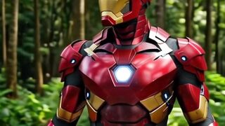 Iron man in the jungle