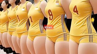 volleyball female players