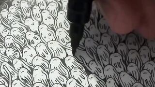 "From Micro-Doodles to Macro-Art: The Alien Reveal"