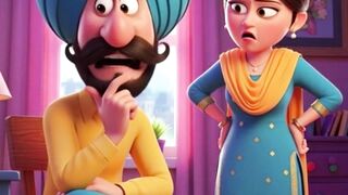 Sardar Hires Someone Just To THINK ???? Funny Punjabi Joke Animation | #shorts #ai #funny 2