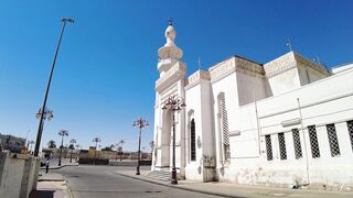 a footage of a white mosque | Professional HD Video