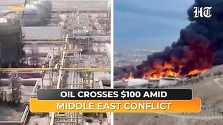 Oil Prices Breach $100 Mark Per Barrel As Iran-USA War Entered 2nd Week _ Strait Of Hormuz, Gulf.mp4