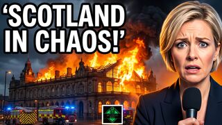 Huge blaze forces closure of Scotland's busiest railway station